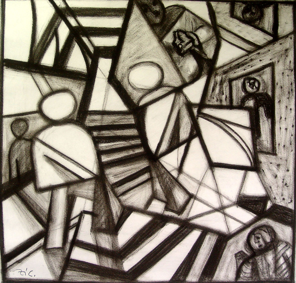 Rua do Triunfo, madrugada, 1974 — Óleo sobre linho