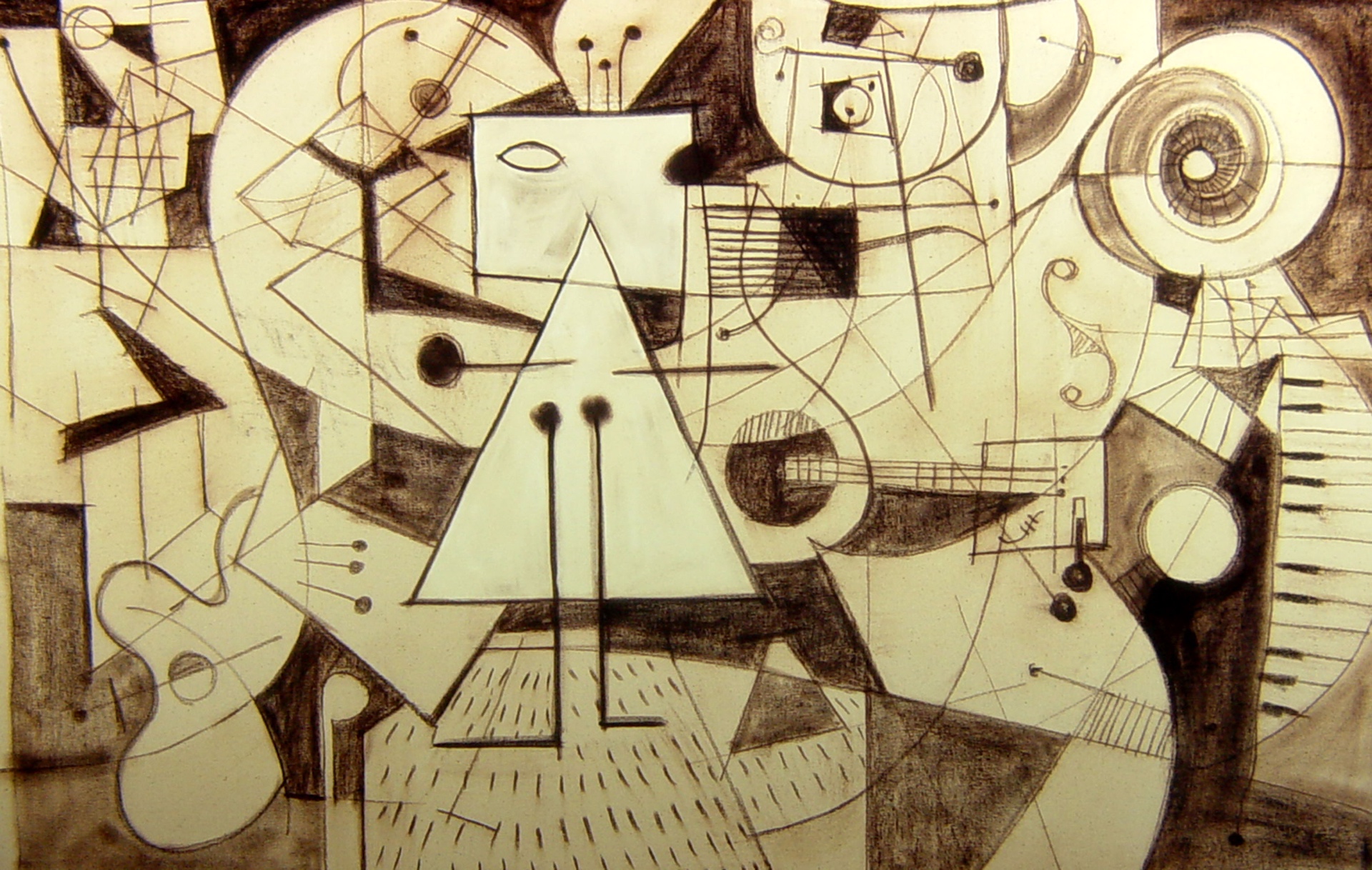 Três figuras, 1971 — Litografia, tiragem 12/30